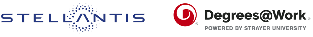 Stellantis & Degrees@Work Logo